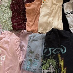 woman’s  Colorful Graphic and Patterned T-Shirts